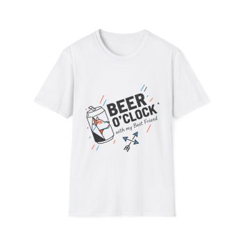 Beer O’Clock Friends T-Shirt | Unisex Dog & Beer Lover Tee