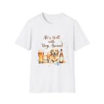 Craft Beer & Dog Lover T-Shirt | Ales Well with Dogs Tee