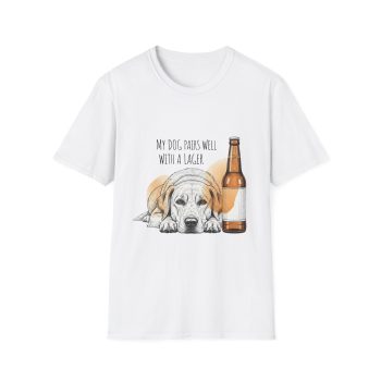 Dog & Lager Tee | Funny Beer Lover Unisex T-Shirt