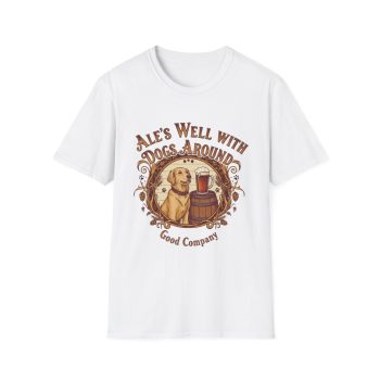 Good Company Beer & Dog Tee | Ale’s Well Vintage Dog Shirt