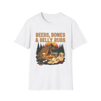 Campfire Vibes Camping Dog Lover Tee | Soft Unisex Shirt
